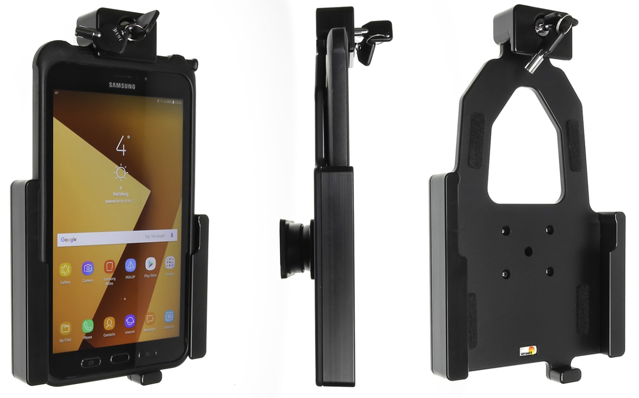 Holder with key-lock for Samsung Galaxy Tab Active 3 SM-T570/SM-T575