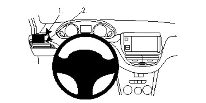 ProClip for Peugeot 2008 14-19 (LHD)