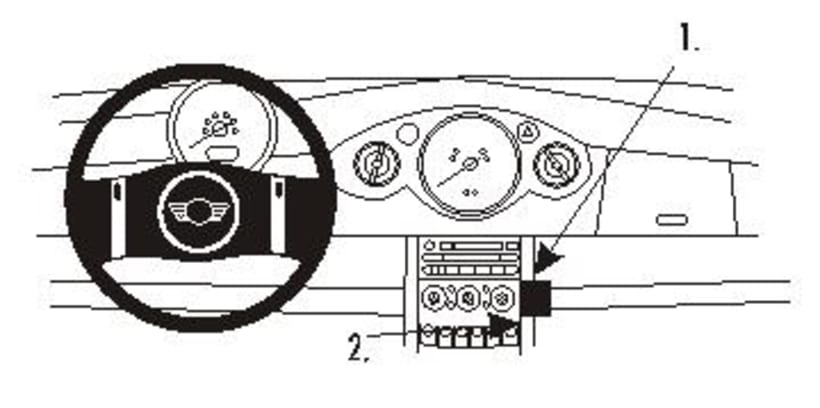 ProClip for Mini Cooper 01-06 (LHD)