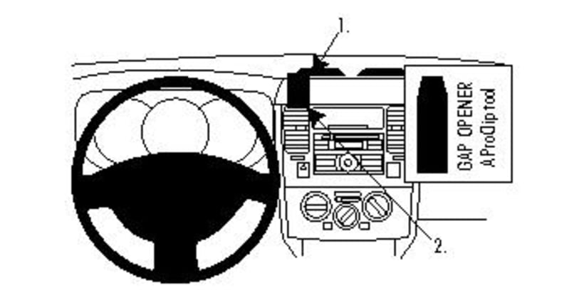 ProClip for Nissan Versa Sedan 07-11 (LHD)