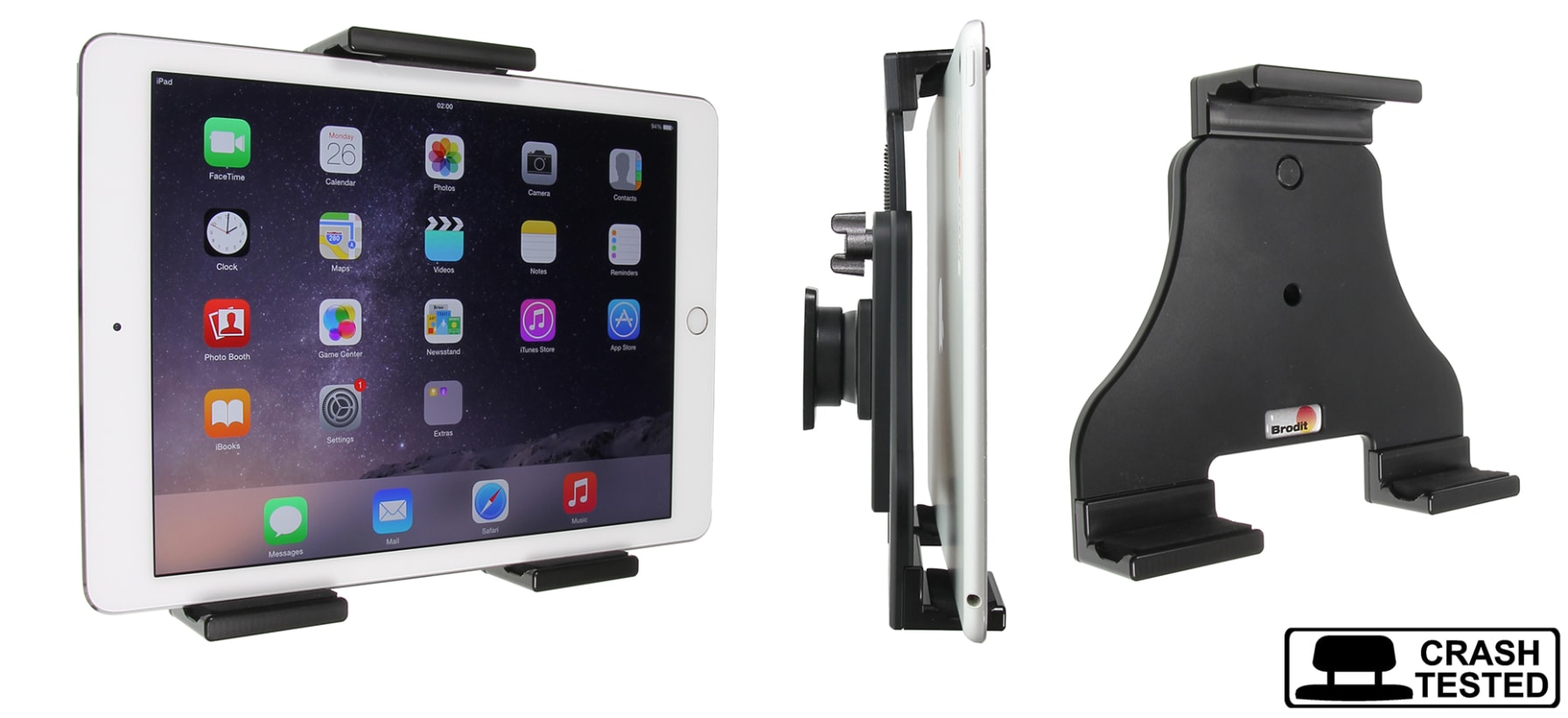 Passive holder with tilt swivel