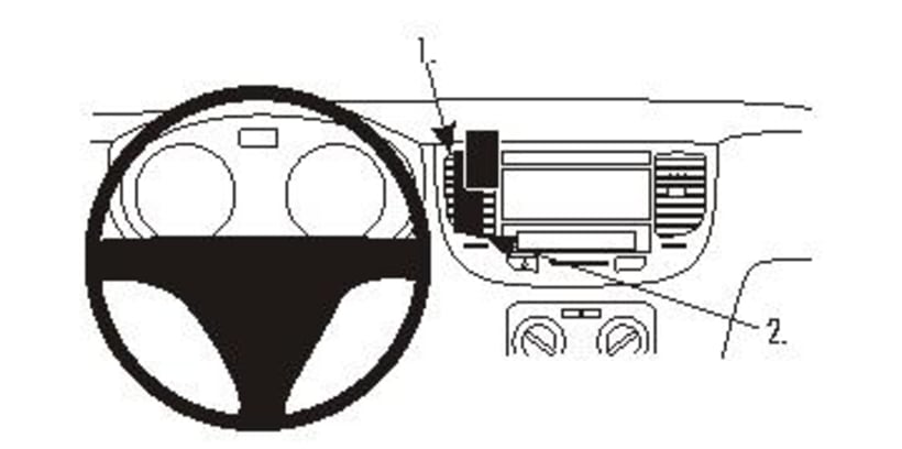 ProClip for Kia Rio 06-11 (LHD)