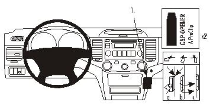 ProClip for Kia Optima 06½-10 (LHD)