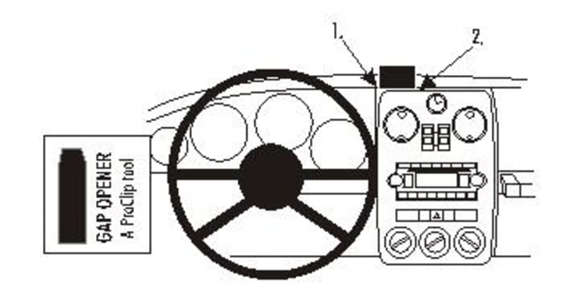ProClip for Chrysler PT Cruiser 06-10 (LHD)