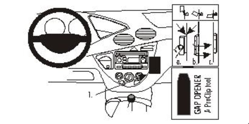 ProClip for Ford Focus 99-04 (LHD)