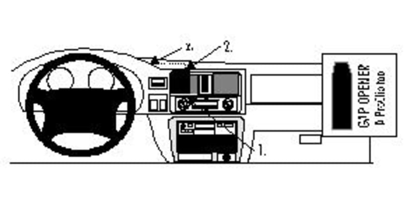 ProClip for Opel Frontera 99-03 (LHD)