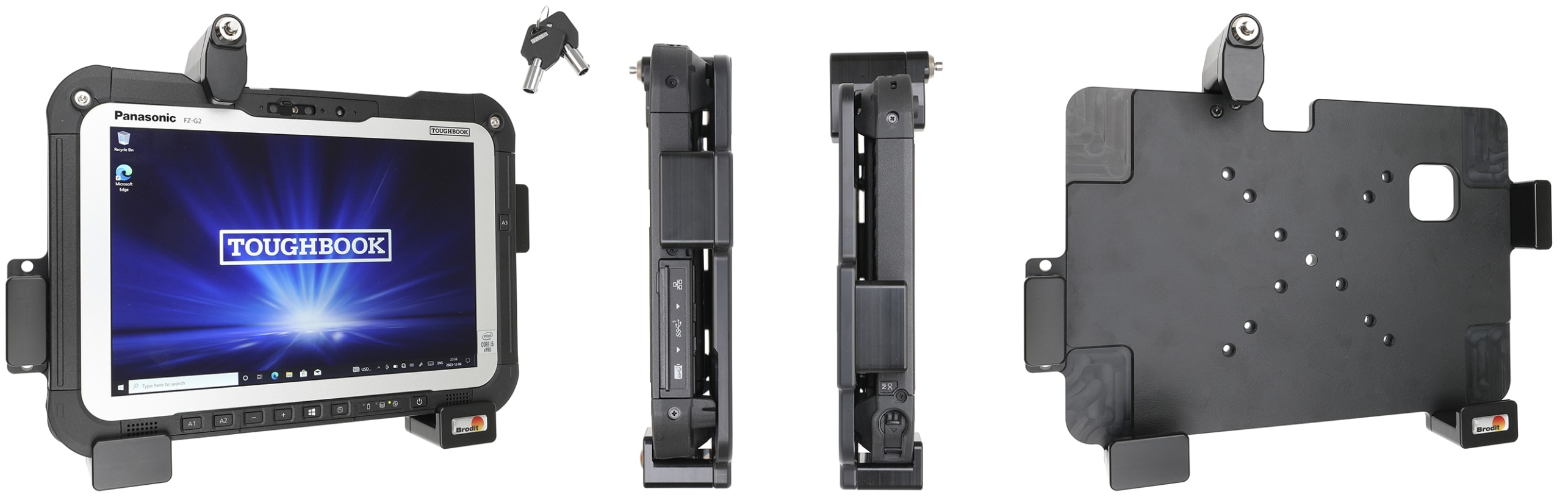 Holder with key-lock for Panasonic Toughbook FZ-G2