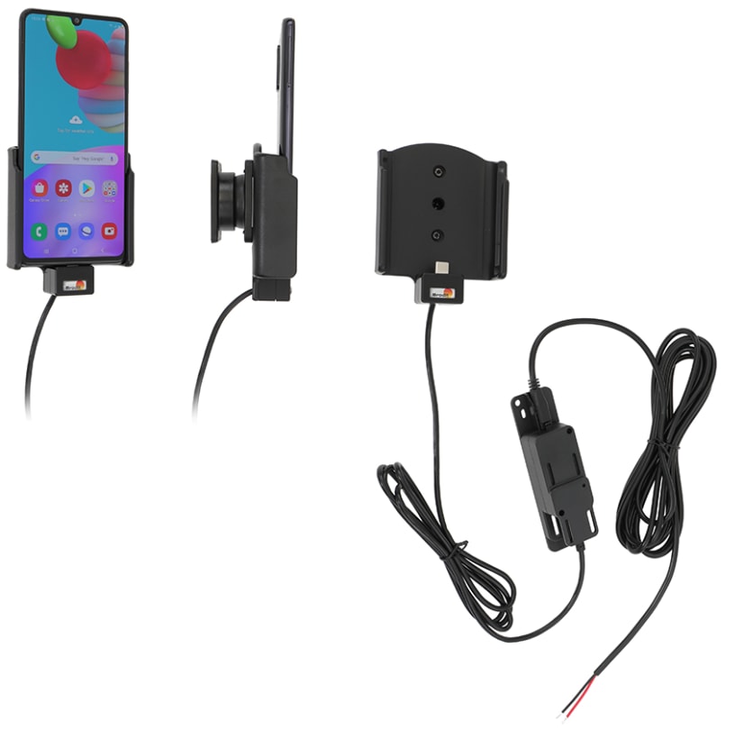 Active holder for fixed installation for Samsung Galaxy A41 (SM-A415F)