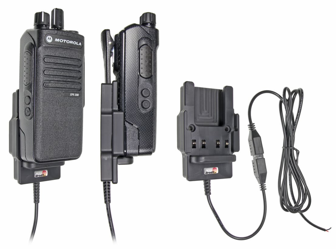 Active holder for fixed installation for Motorola XPR 3300