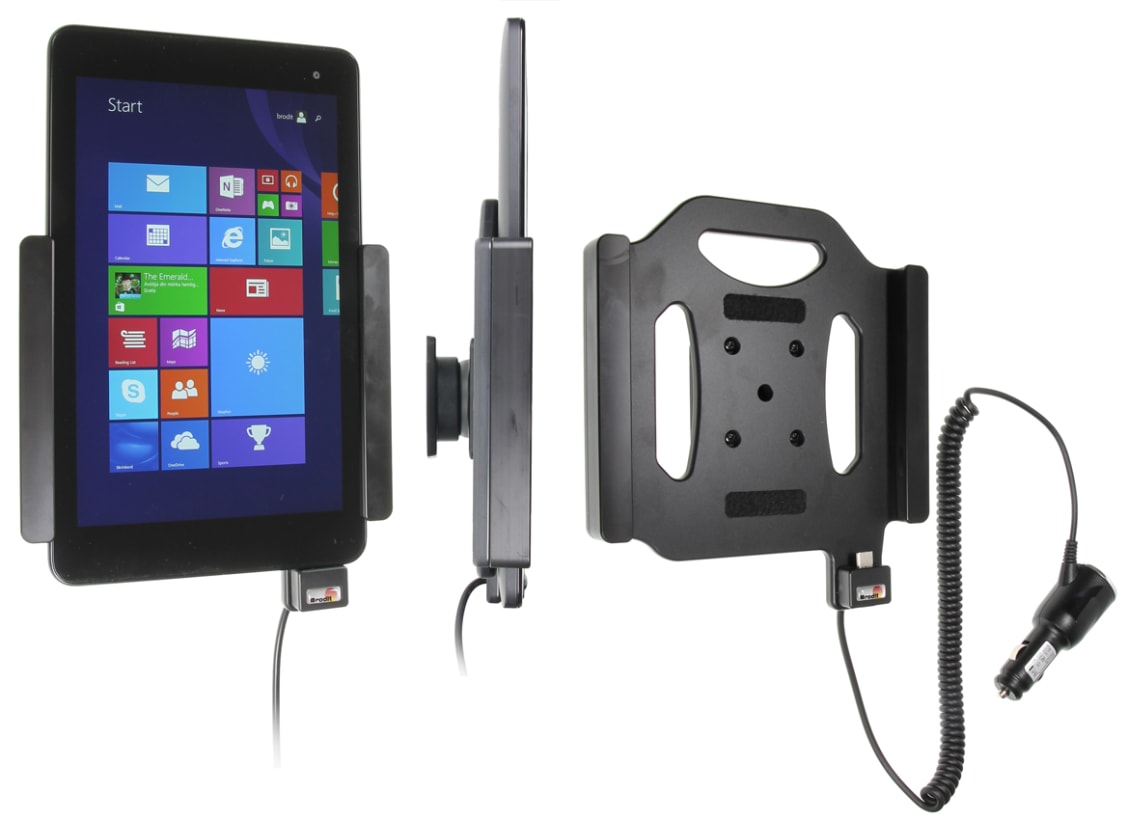 Active holder with cig-plug for Dell Venue 8 Pro NEW (Model 5855)