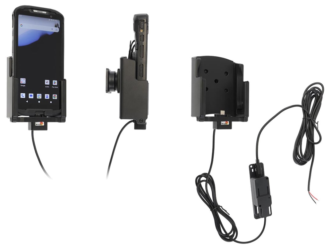 Active holder for fixed installation for Point Mobile PM84