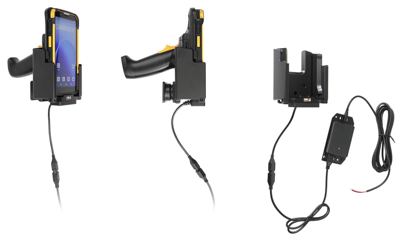 Active holder for fixed installation for CipherLab RS38
