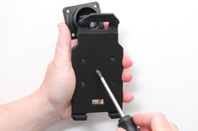 Passive holder with tilt swivel for Zebra ZQ320