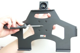 Passive holder with tilt swivel for Microsoft Surface