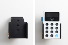 Passive holder with tilt swivel for iZettle Reader