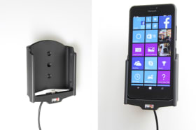 Active holder with cig-plug for Microsoft Lumia 640 XL