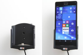 Active holder with cig-plug for Microsoft Lumia 950 XL