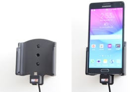 Active holder for fixed installation for Samsung Galaxy Note 4