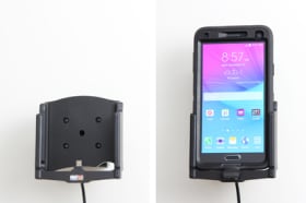 Active holder for fixed installation for Samsung Galaxy Note 4