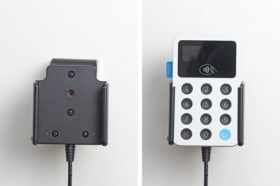 Active holder for fixed installation for iZettle Reader