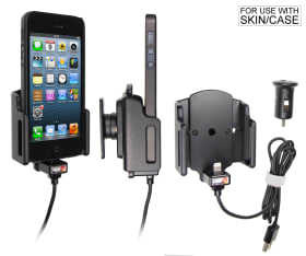  Active holder with USB-cable and cig-plug adapter for Apple iPhone 5