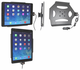  Active holder with USB-cable and cig-plug adapter for Apple iPad 5th Gen (A1822, A1823)