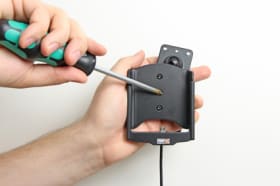 Active holder with USB-cable and cig-plug adapter for Samsung Galaxy S5