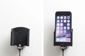 Active holder with USB-cable and cig-plug adapter for Apple iPhone 6S