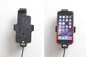 Active holder with USB-cable and cig-plug adapter for Apple iPhone 12 Mini