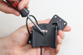 Active holder with USB-cable and cig-plug adapter for CAT B100