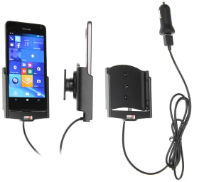  Active holder with USB-cable and cig-plug adapter for Microsoft Lumia 650