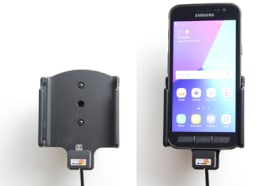 Active holder with USB-cable and cig-plug adapter for Samsung Galaxy Xcover 4