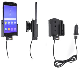  Active holder with USB-cable and cig-plug adapter for Samsung Galaxy J3 (2016)