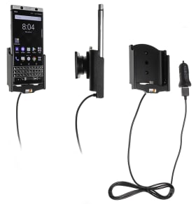  Active holder with USB-cable and cig-plug adapter for BlackBerry KEYone