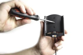 Active holder with USB-cable and cig-plug adapter for BlackBerry KEYone