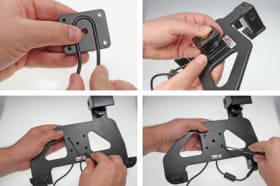 Holder with spring-lock for Getac T800