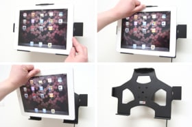 Active holder for fixed installation for Apple iPad 3rd Gen (A1416, A1430, A1403)