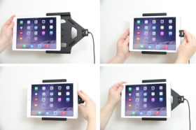 Active holder for fixed installation for Apple iPad Air 2 (A1566, A1567)