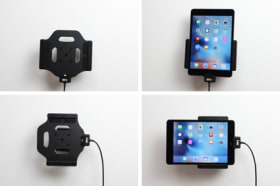 Active holder for fixed installation for Apple iPad Mini 5th Gen (A2124, A2125, A2126, A2133)