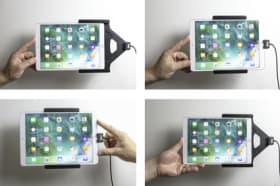 Active holder for fixed installation for Apple iPad Air 2019