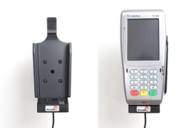 Active holder for fixed installation for VeriFone VX 680
