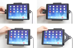 Holder with key-lock for Apple iPad Air (A1474, A1475, A1476)