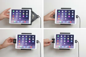 Holder with key-lock for Apple iPad Pro 9.7 (A1673, A1674, A1675)