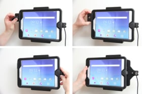 Holder with key-lock for Samsung Galaxy Tab A 9.7