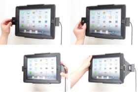 Holder with key-lock for Apple iPad 3rd Gen (A1416, A1430, A1403)