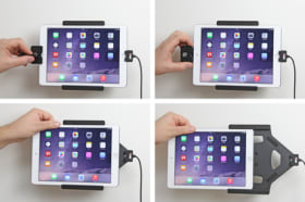 Holder with key-lock for Apple iPad Pro 9.7 (A1673, A1674, A1675)