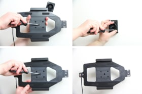 Holder with key-lock for Samsung Galaxy Tab E 9.6