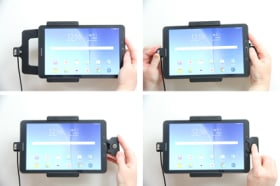 Holder with key-lock for Samsung Galaxy Tab E 9.6