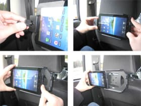 Holder with key-lock for Samsung Galaxy Tab GT-P1000