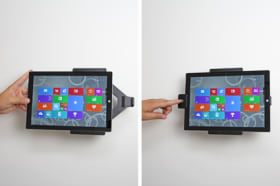 Holder with key-lock for Microsoft Surface Pro 3